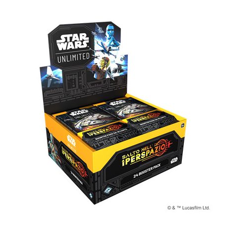 FFG - Star Wars: Unlimited - Jump to Lightspeed Booster Display (24 Booster) - IT-SWH0402it