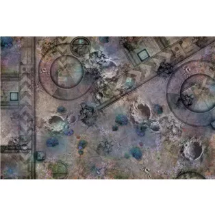 Terrain Crate - 6x4 Grim Battlefield Battle Mat-KSTC251
