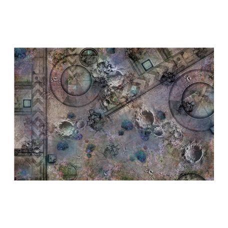 Terrain Crate - 6x4 Grim Battlefield Battle Mat-KSTC251