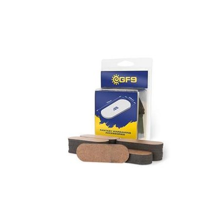 Pill MDF Bases 70mm x 25mm (26) - EN-GFM217