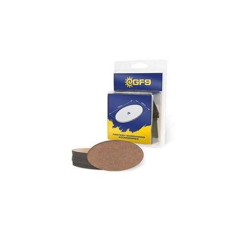 Oval MDF Bases 75mm x 42mm (8) - EN-GFM219