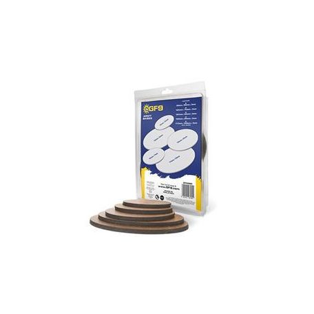 Oval MDF Bases 90mm/105mm/120mm /150mm/170mm (2,2,2,2,2) - EN-GFM220