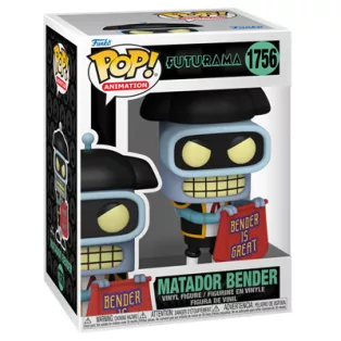 Funko POP! TV: Futurama S4 - Bender (Matador)-FK80080