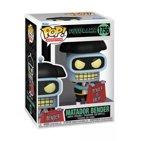 Funko POP! TV: Futurama S4 - Bender (Matador)-FK80080