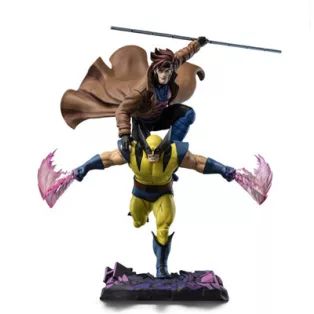 X-Men 97 Gambit & Wolverine Deluxe Art Scale 1/10-MARCAS112924-10