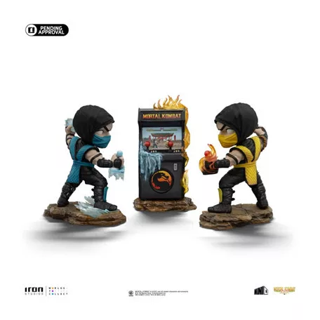 MiniCo Mortal Kombat Scorpion VS Sub-Zero Arcade Set-MORTAL106724-MC