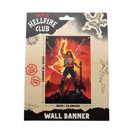 Stranger Things Eddie Munson Wall Banner-NFX-ST08