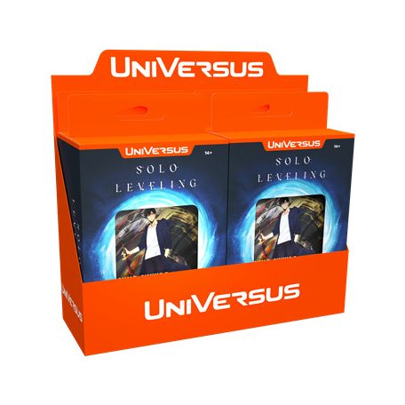 UniVersus CCG: SOLO LEVELING Challenger Series Deck Display (4 Decks) - EN-UVSSL01D