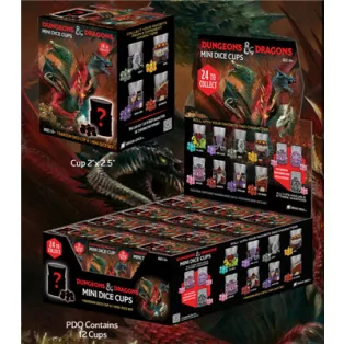 Sirius Dice - D&D Mini Dice Cups PDQ (12 Cups)-SDZ2003-01