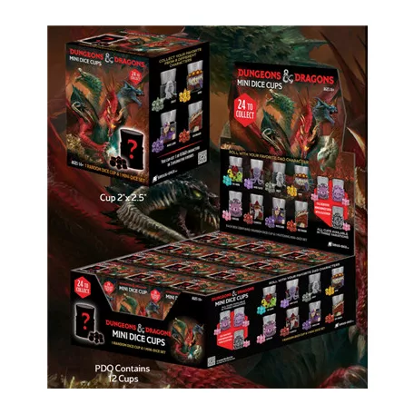 Sirius Dice - D&D Mini Dice Cups PDQ (12 Cups)-SDZ2003-01