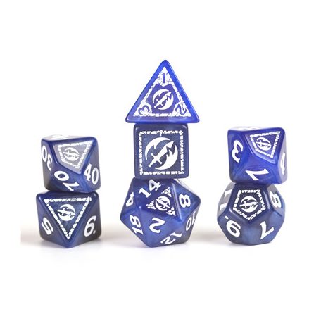 D&D Adventure Dice - Fighter: Blue-SDZ2002-03