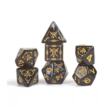 D&D Adventure Dice - Rogue: Black-SDZ2002-04