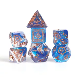 D&D Adventure Dice - Wizard: Blue-SDZ2002-05