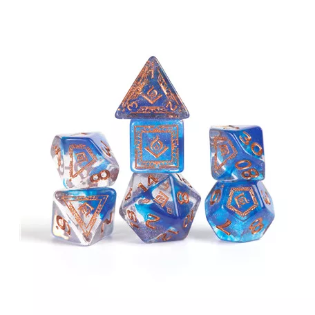 D&D Adventure Dice - Wizard: Blue-SDZ2002-05