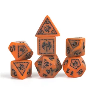 D&D Adventure Dice - Barbarian: Orange-SDZ2002-08
