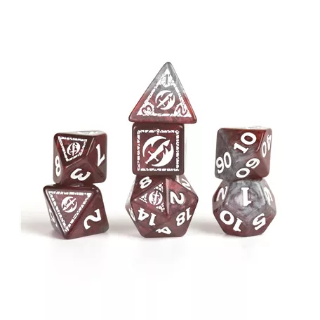 D&D Adventure Dice - Fighter: Red-SDZ2002-12