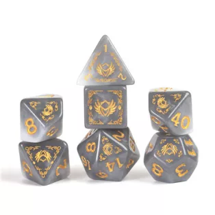 D&D Adventure Dice - Paladin: White / Grey-SDZ2002-14