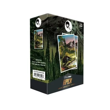 UP - Mountain Retreat 105ct APEX Deck Protector Sleeves for Bob Ross-16509