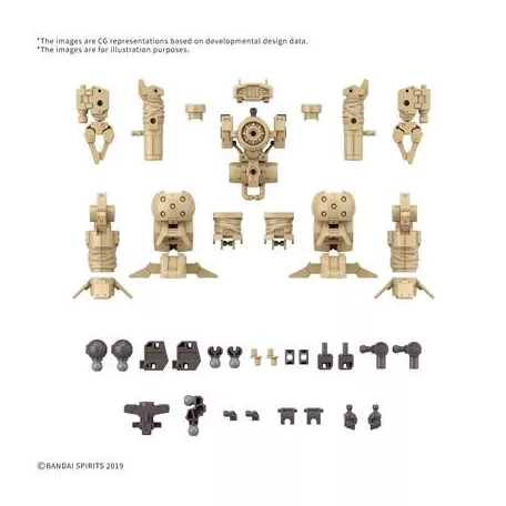 30MM 1/144 OPTION PARTS SET 18 (ARM UNIT/LEG UNIT 2)-MK68335