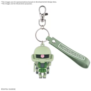 Gundam - 3D Rubber Mascot Keychain - ZAKUPLA-kun-MK68383