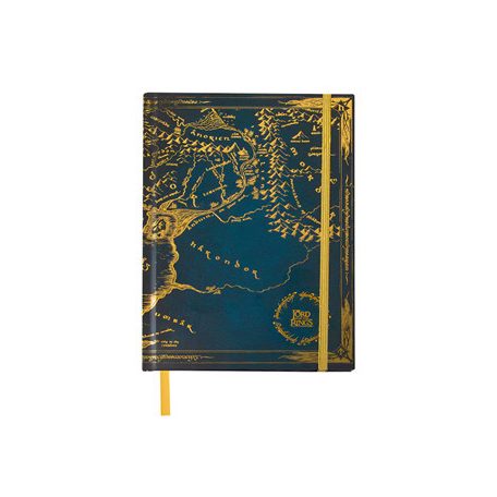 The Lord of the Rings - Middle Earth Map - Hard Cover Notebook-MAP5121