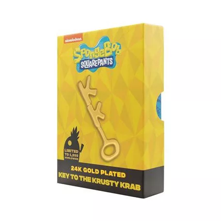 SpongeBob SquarePants 24k Gold Plated Replica Krusty Krab Key-V-SB18