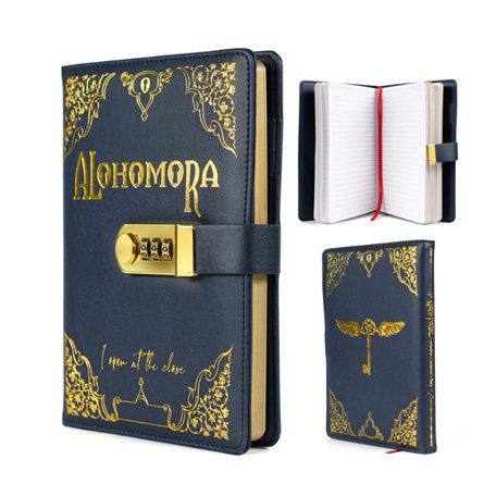 Harry Potter (Alohomora) A5 Lockable Undated Diary-SR74023