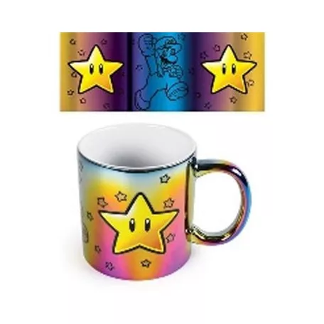 Dele - Super Mario (Star Power) Iridescent 11Oz Mug-FMG25308