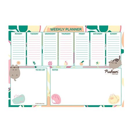 Pusheen  (Botanical) A4 Desk Pad-SR73924
