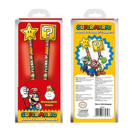 Super Mario (Core) Pencil Topper 2Pk-SR73432