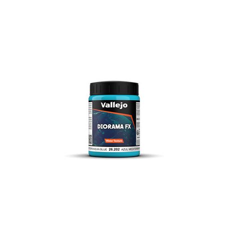 Vallejo - Diorama FX Water Textures Mediterranean Blue 200 ml-26202