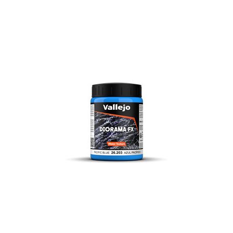 Vallejo - Diorama FX Water Textures Pacific Blue 200 ml-26203