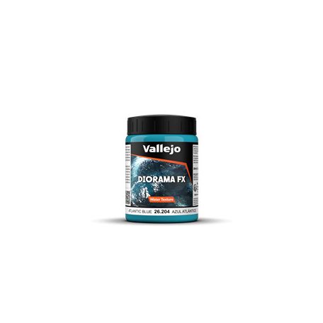Vallejo - Diorama FX Water Textures Atlantic Blue 200 ml-26204