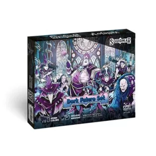 Vallejo - Game Color / 12 colors + figure - Dark Future Set by Squidmar Miniatures 18 ml-72202
