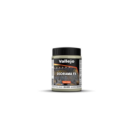 Vallejo - Diorama FX Thick Mud Textures Industrial Thick Mud 200 ml-26809
