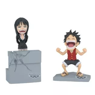 One Piece - Banpresto World Log Stories Figure - Monkey D. Luffy & Nico Robin-BP28829P