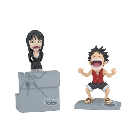 One Piece - Banpresto World Log Stories Figure - Monkey D. Luffy & Nico Robin-BP28829P
