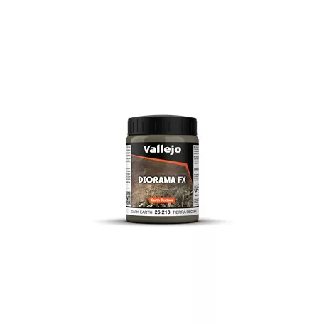 Vallejo - Diorama FX Earth Textures Dark Earth 200 ml-26218