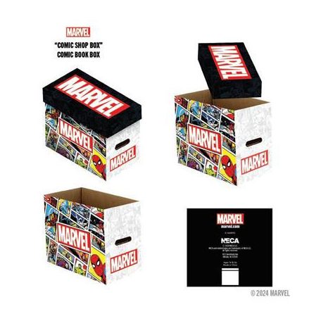 Marvel Short Comic Book Storage Box: Comic Shop Box-WZK67022