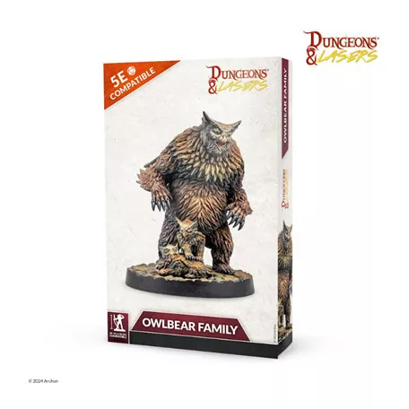 Dungeons & Lasers - Owlbear Family - EN-DNL0094