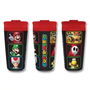 Super Mario (Colour Blocks) Metal Travel Mug-MTM28104