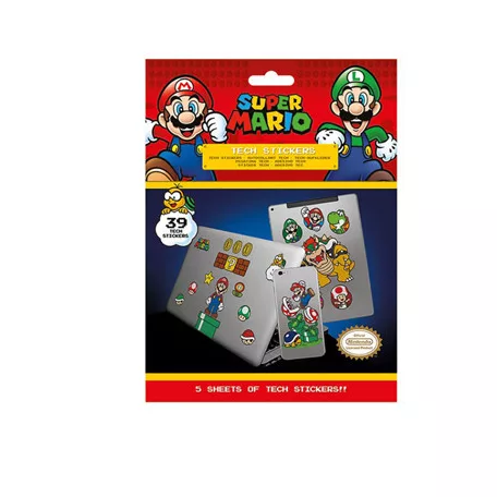 Super Mario (Mushroom Kingdom) Tech Stickers-TS7405
