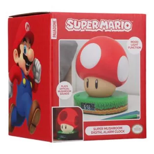 Super Mario Super Mushroom Digital Alarm Clock-PP10064NNV3