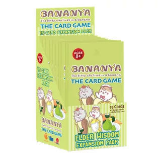 Bananya: The Card Game - Elder Wisdom Expansion Pack (12-pack display) - EN-JPG244-D