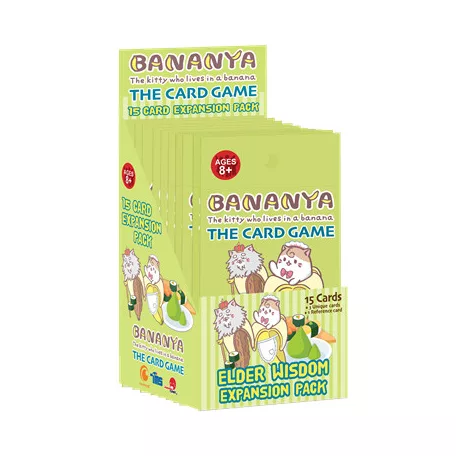 Bananya: The Card Game - Elder Wisdom Expansion Pack (12-pack display) - EN-JPG244-D