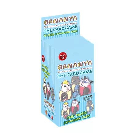 Bananya: The Card Game - Music Pack Expansion Pack (12-pack display) - EN-JPG247-D