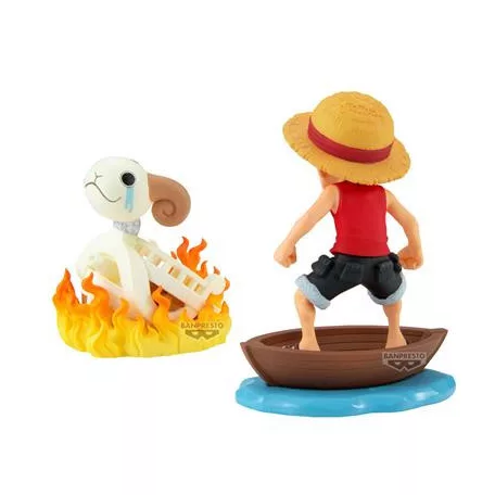 One Piece - Banpresto World Log Stories Figure - Monkey D. Luffy & Going Merry-BP28928P