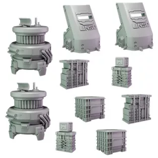Halo: Flashpoint Unsc Scenery Set - EN-MGHAU101