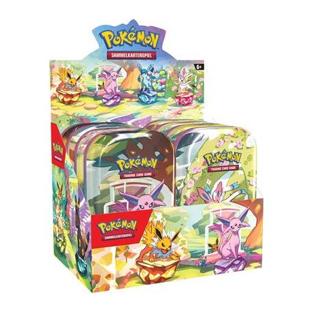 PKM - Karmesin & Purpur 8.5 Mini-Tin Display (8 Tins) - DE-997161