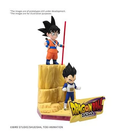 DRAGON BALL DAIMA MODEL KIT SON GOKU (MINI) & VEGETA (MINI)-MK68386